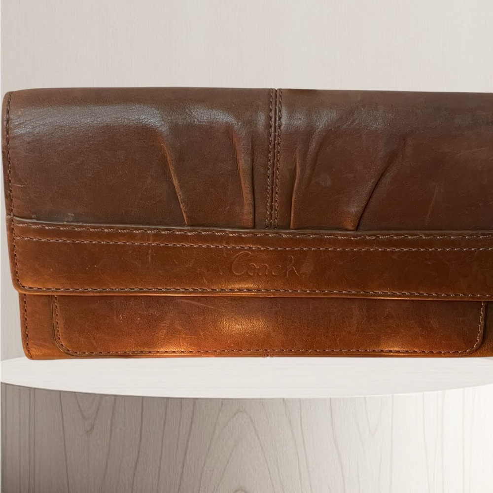 Coach Tan Leather Men's Wallet